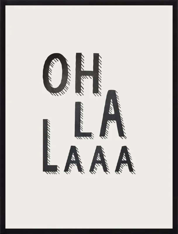 Oh la la by Lonneke de Roos - Kind of Style for Artfully Walls