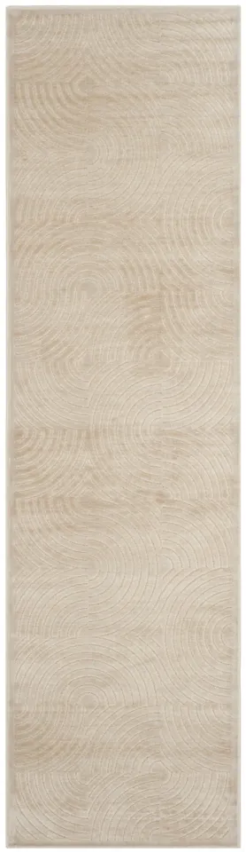 Arlo Home Woven Area Rug, PAR340-3440, Stone,  2' 2" X 8'