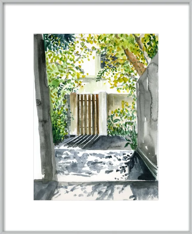 Garden Gate by Miri Eshet for Artfully Walls