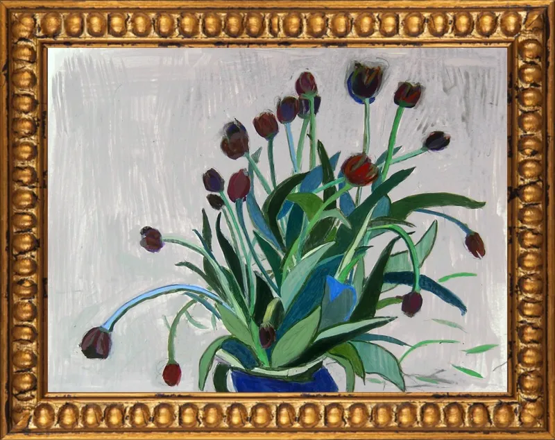 queen of the night tulip by Liz Innvar for Artfully Walls