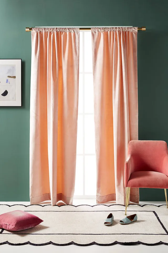 Velvet Slub Blackout Curtain