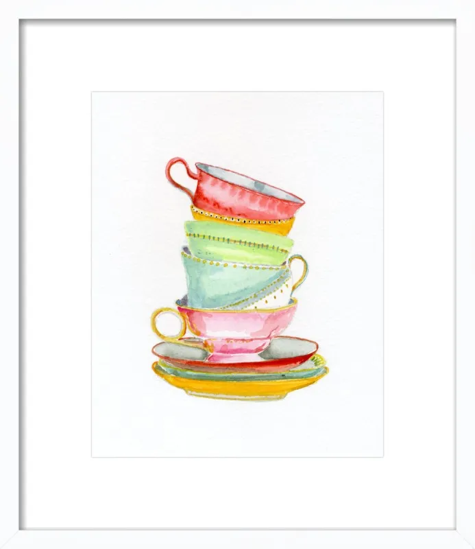 Teacups by Miri Eshet for Artfully Walls