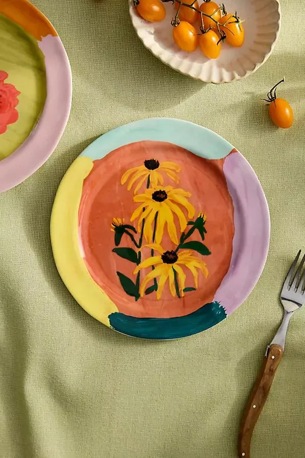 Superbloom Stoneware Side Plate