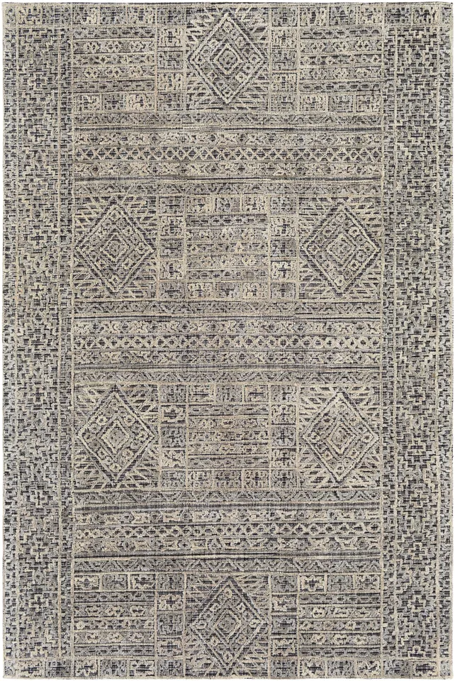 Oakland Beige Indoor 8' x 10' Handmade Rug