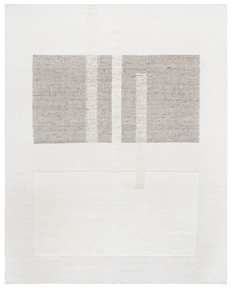 Safavieh Couture Vermont Collection Hand Woven Area Rug, Ivory / Beige, 8' x 10'