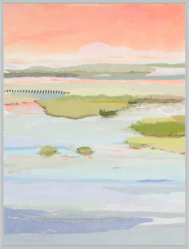 Marsh Blush West by Karin Olah for Artfully Walls