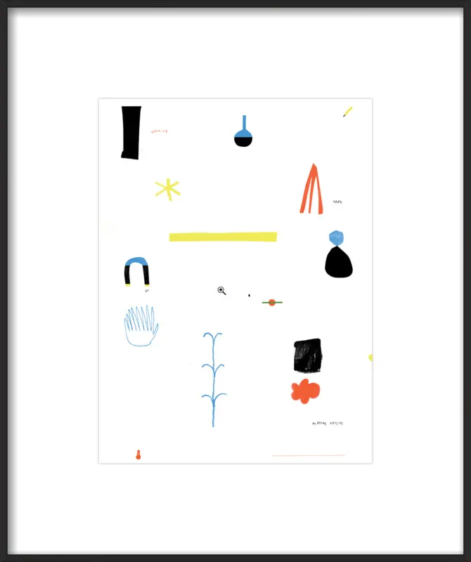 Working hard by playing around  by Agata Królak for Artfully Walls