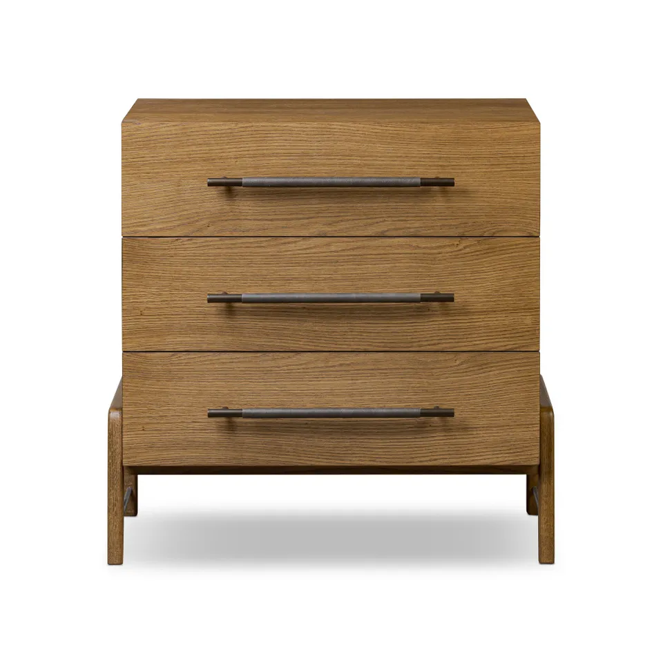 Rosedale 3 Drawer Dresser - Amber Oak Veneer