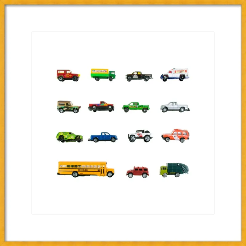 Vintage Toy Trucks by Jennifer Steen Booher for Artfully Walls