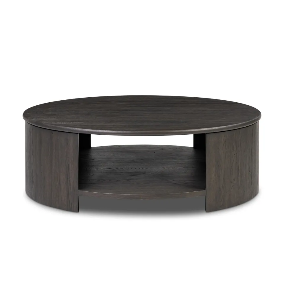 Farrow Coffee Table - Smoked Black Veneer