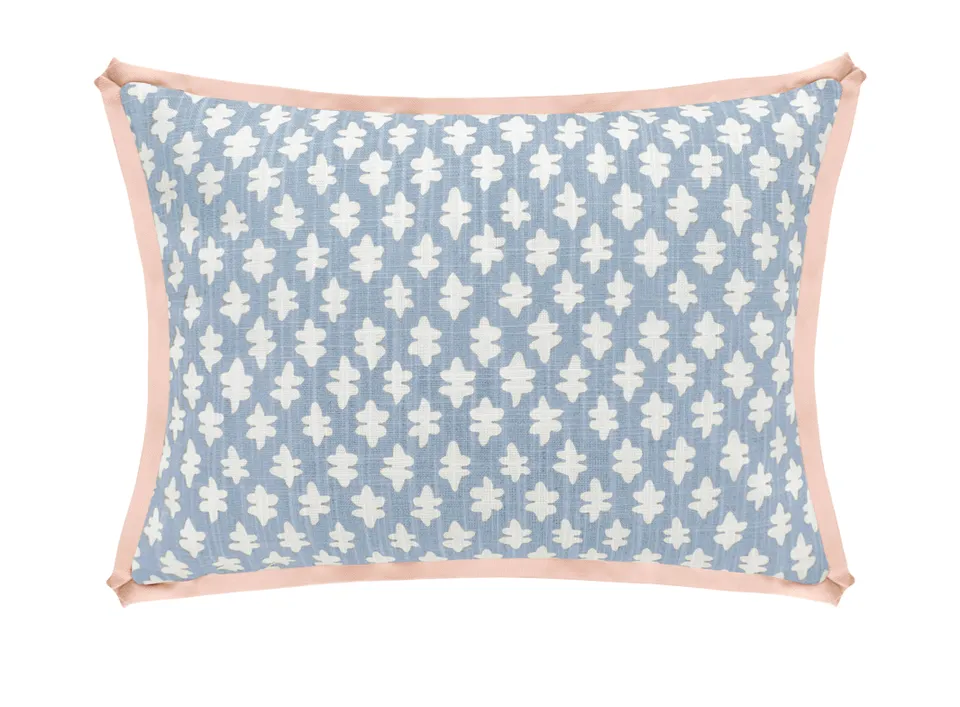 THE MINI :: TILLY PRINT // POWDER BLUE | LDC - SWATCH 4" X 4" / Blush Butterfly