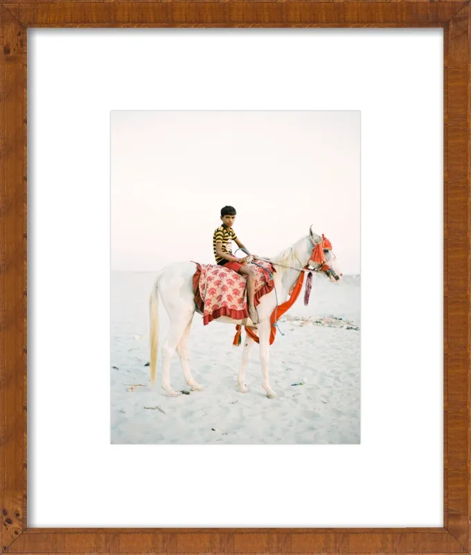 Boy on Horse by Andrew Jacona for Artfully Walls