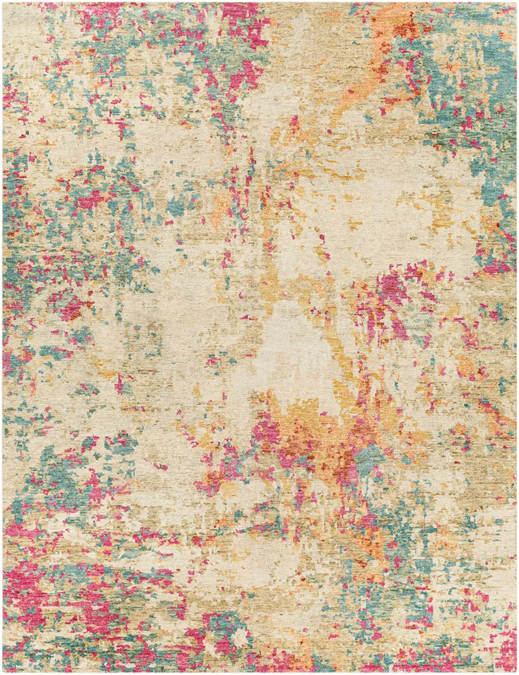 Odyssey Beige Indoor 6' x 9' Handmade Rug