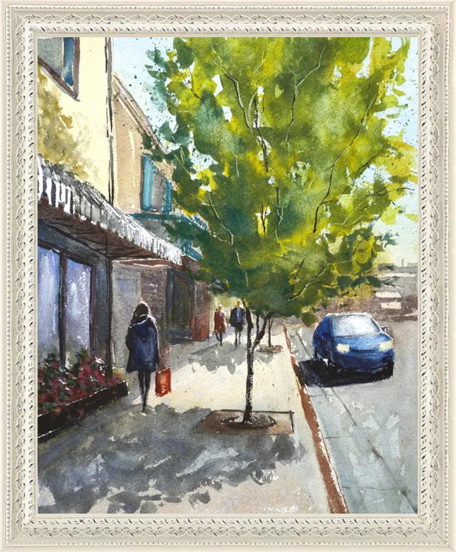 Shops in Laguna by Lauren Dusing for Artfully Walls