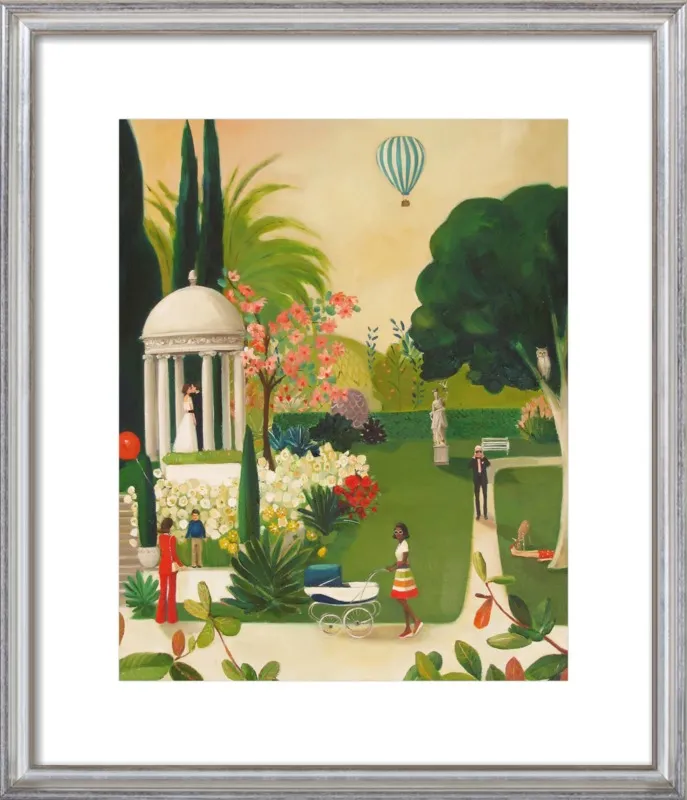 A Fainting in the Botanical Gardens by Janet Hill for Artfully Walls