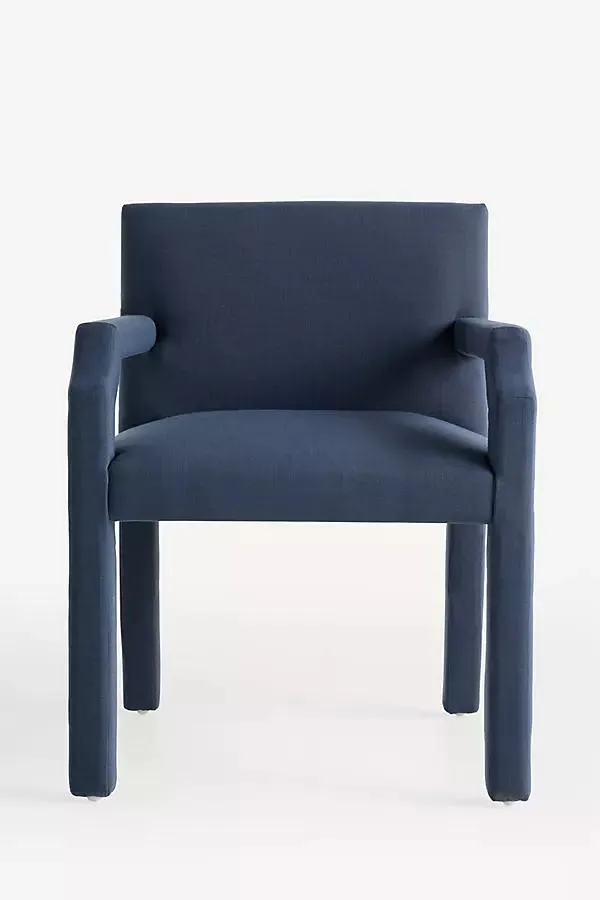 Delaney Performance Linen Dining Armchair