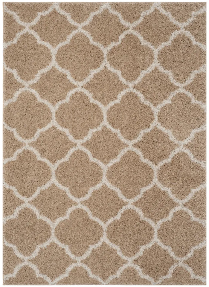 Arlo Home Woven Area Rug, SG168G, Beige/Ivory,  5' 1" X 7' 6"