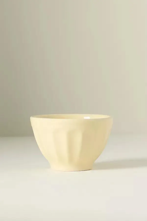 Amelie Latte Portuguese Stoneware Nut Bowls, Set of 4