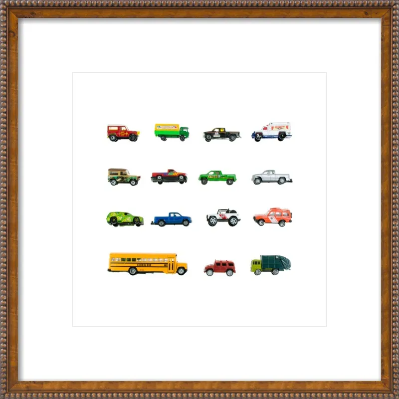 Vintage Toy Trucks by Jennifer Steen Booher for Artfully Walls