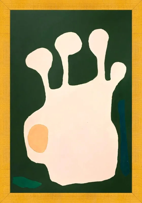 Nectarine Vase, abstraction 11 by Neicy Frey by Neicy Frey for Artfully Walls