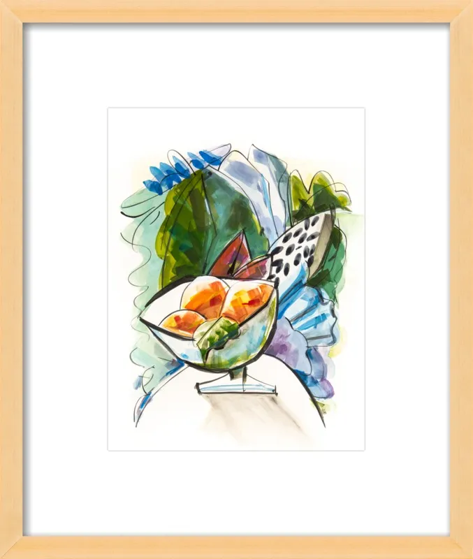 Still life with oranges by Becky Aubry for Artfully Walls