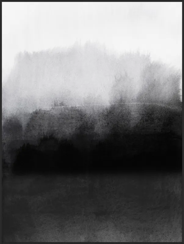 greyscale landscape by Iris Lehnhardt for Artfully Walls