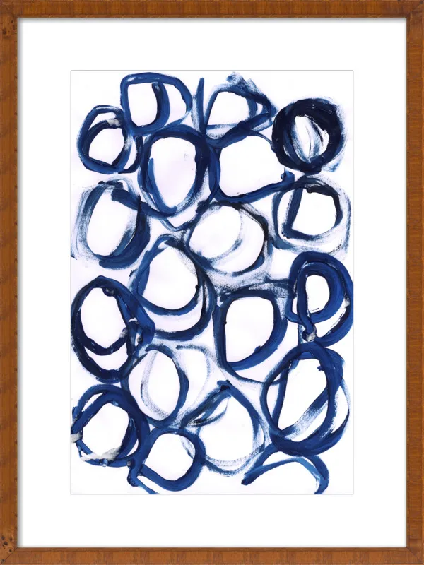 Blue Loops by morioke for Artfully Walls