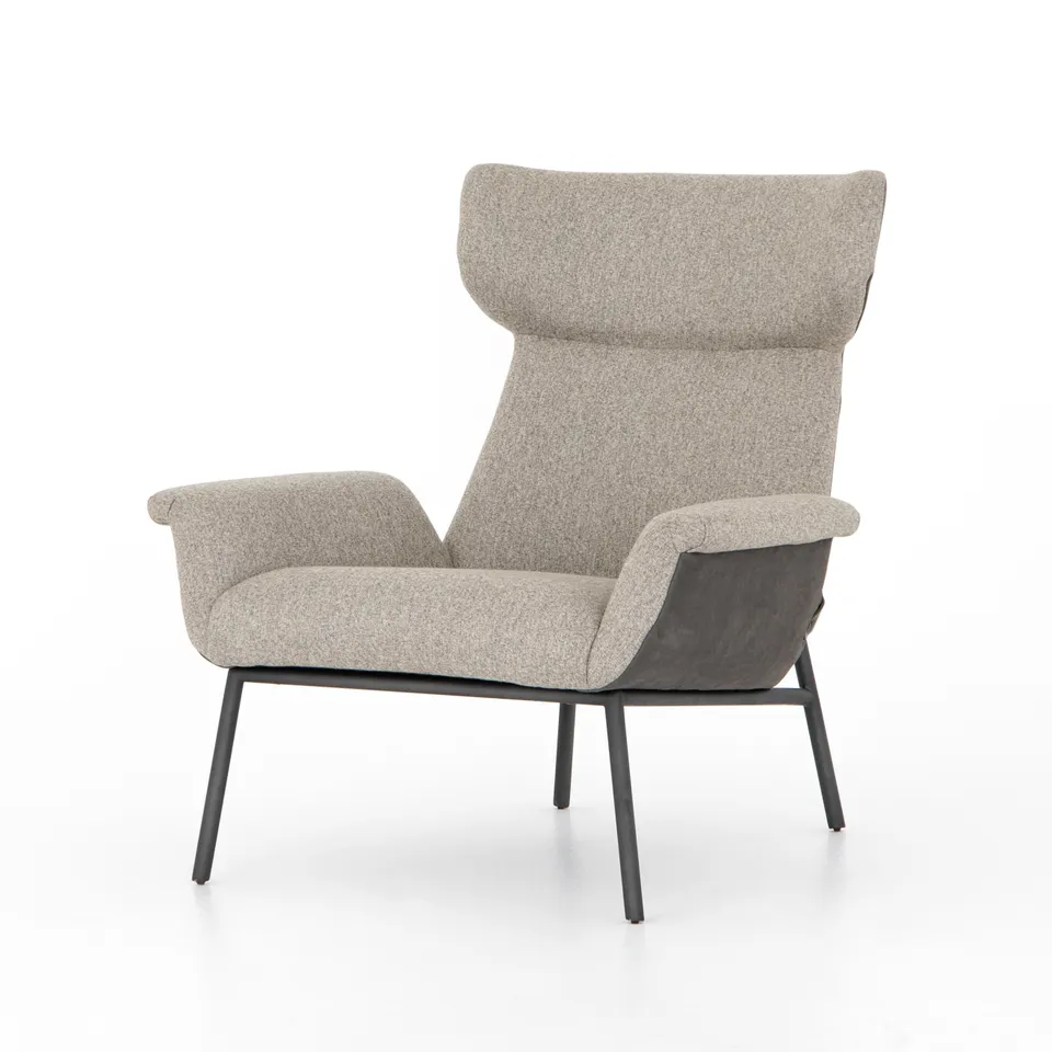 Anson Chair - Nubuck Charcoal
