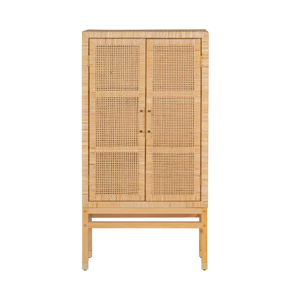 Amara Natural Woven Rattan Cabinet