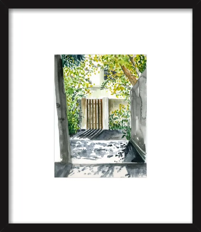 Garden Gate by Miri Eshet for Artfully Walls