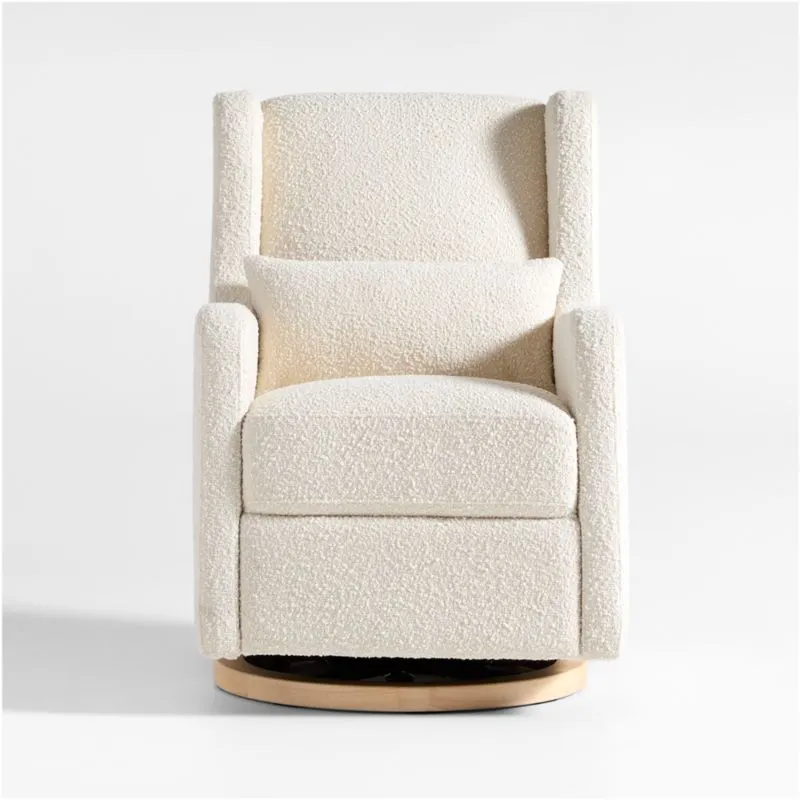 Wally Ivory Boucle Nursery Glider Chair