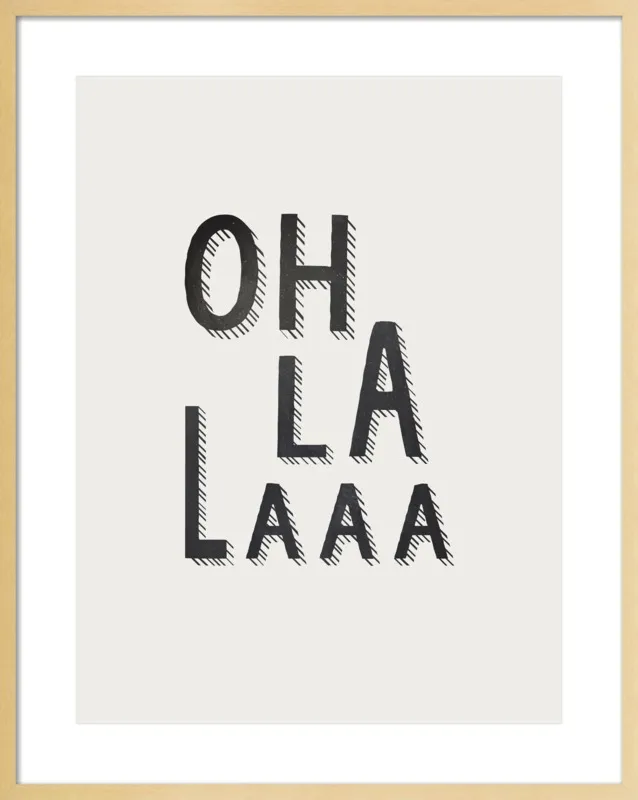 Oh la la by Lonneke de Roos - Kind of Style for Artfully Walls
