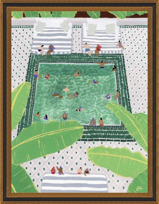Green Riad by Joanne Ho for Artfully Walls