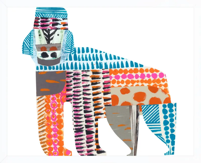 gorilla by Clare Youngs for Artfully Walls