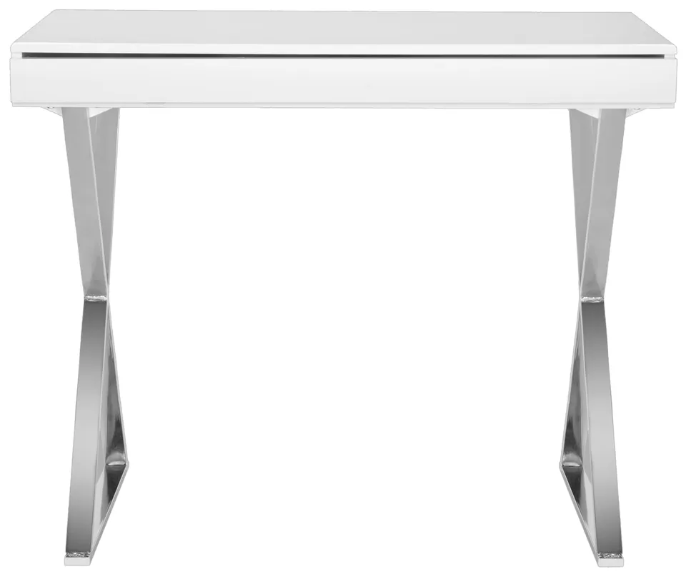 Gordon Desk - White/Chrome