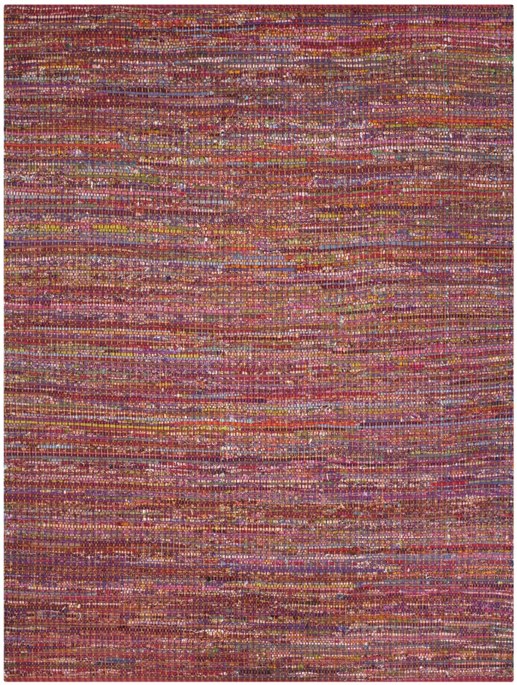 Arlo Home Hand Tufted Area Rug, NAN220C, Red,  8' X 10'