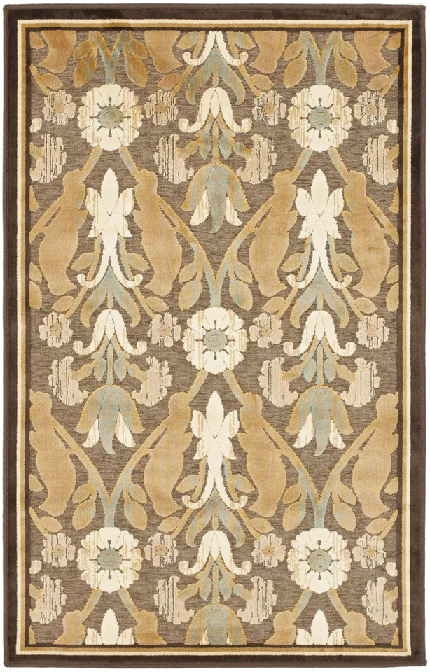 Arlo Home Woven Area Rug, PAR45-303, Brown,  2' 7" X 4'