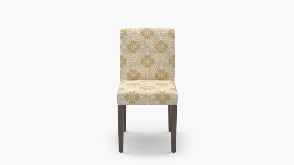 Signature Dining Chair, Rattan Solaire, Espresso Square Tapered Leg
