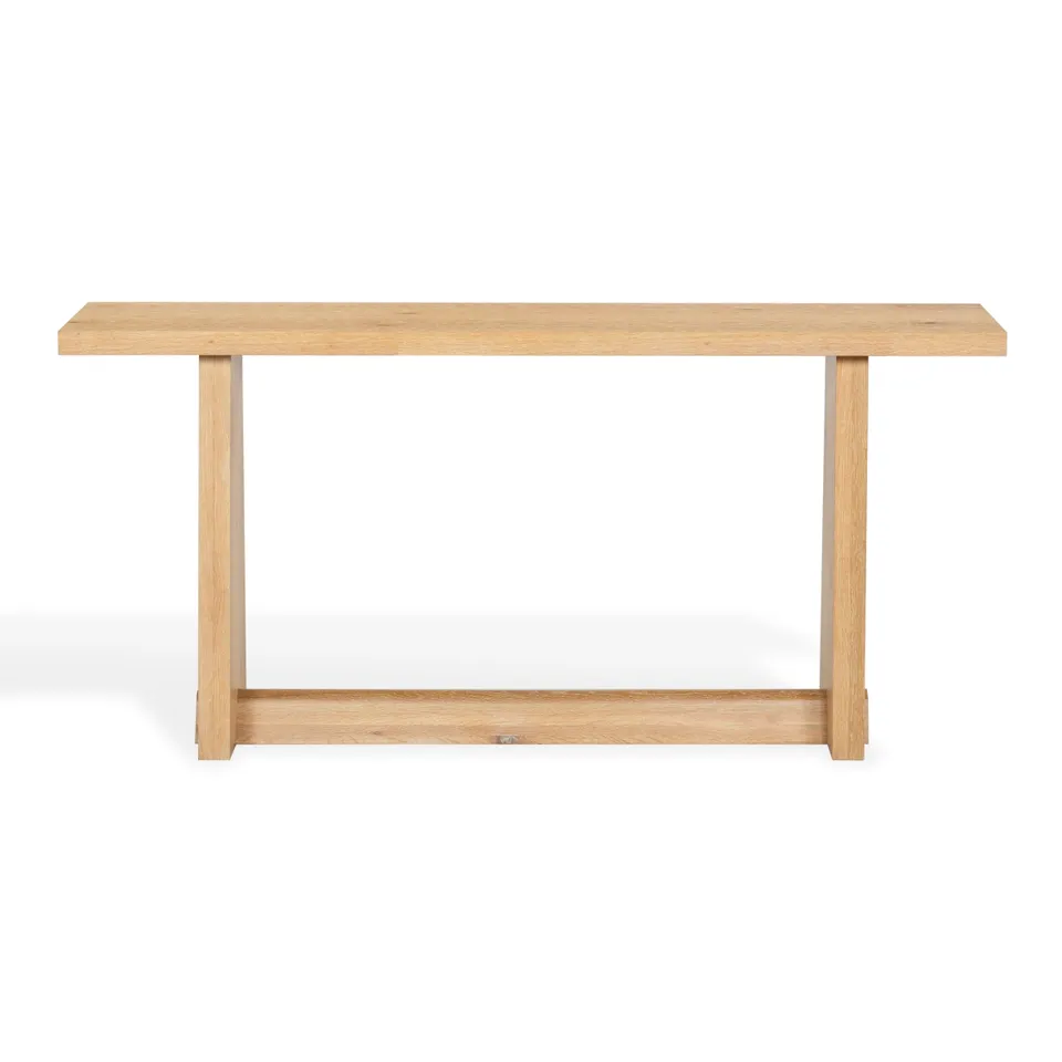 Maliq Wood Console Table - Natural