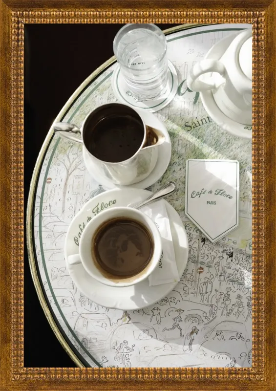 Chocolat chaud au Café de Flore by Lauren & Annael Tolila for Artfully Walls