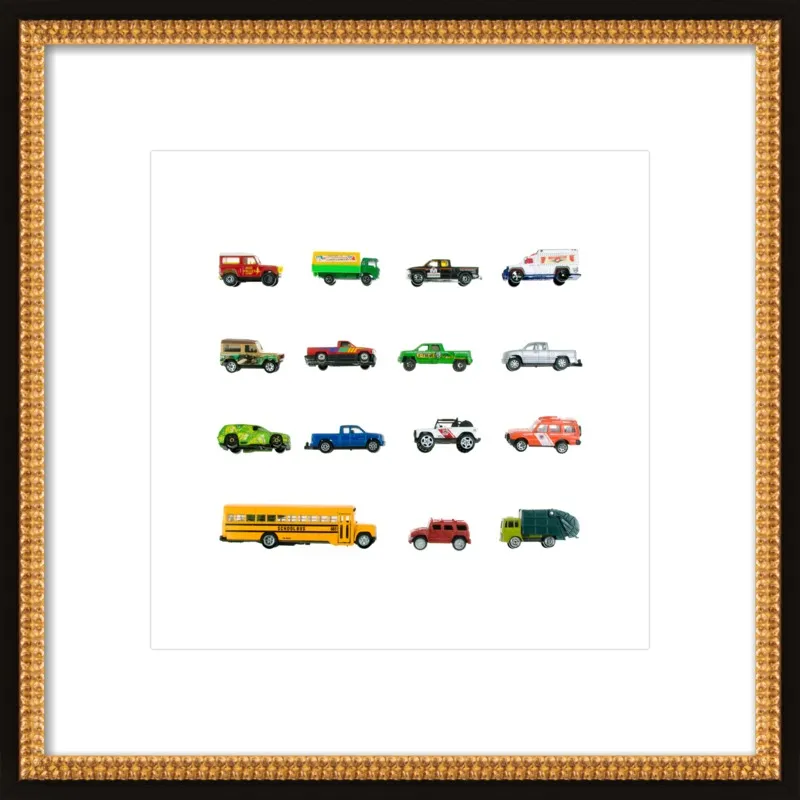 Vintage Toy Trucks by Jennifer Steen Booher for Artfully Walls