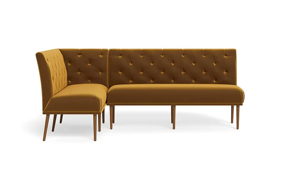 Dorian Upholstered Left Banquette with Tufting Option