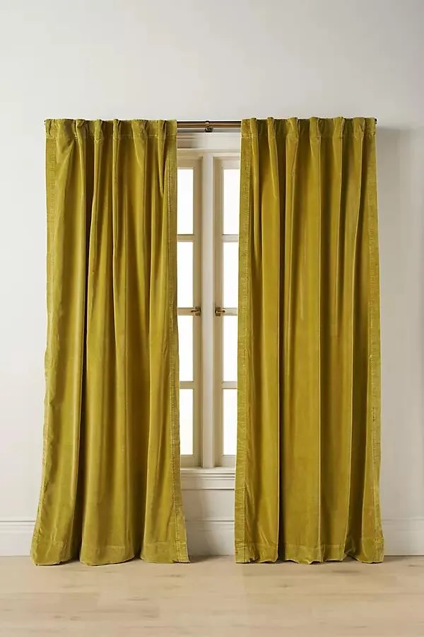 Trova Washed Velvet Curtain