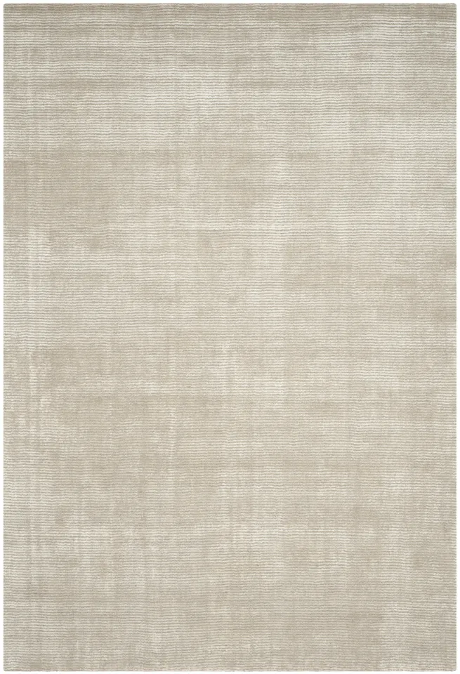 Arlo Home Hand Loomed Area Rug, MIR235B, Silver/Green,  8' X 10'