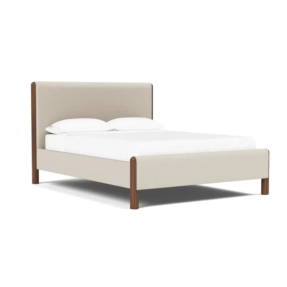 The Citizenry Laurel Bed with Low Footboard | Full | Brown