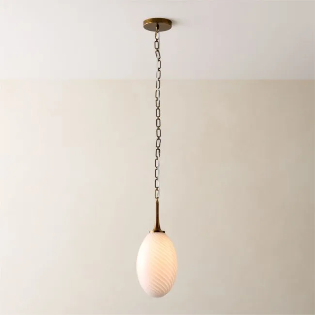 Tiro Murano Glass and Aged Brass