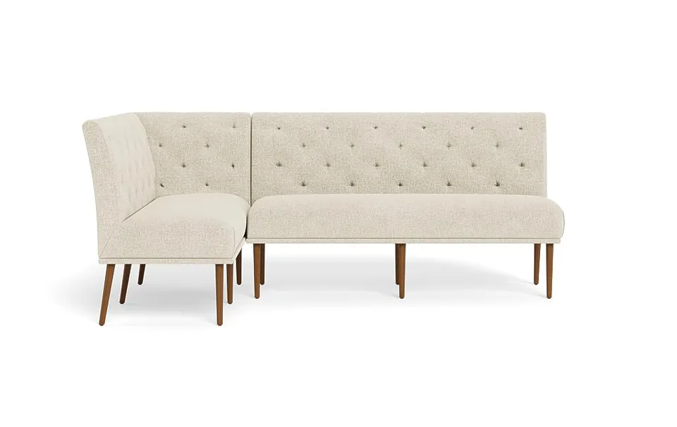 Dorian Upholstered Left Banquette with Tufting Option