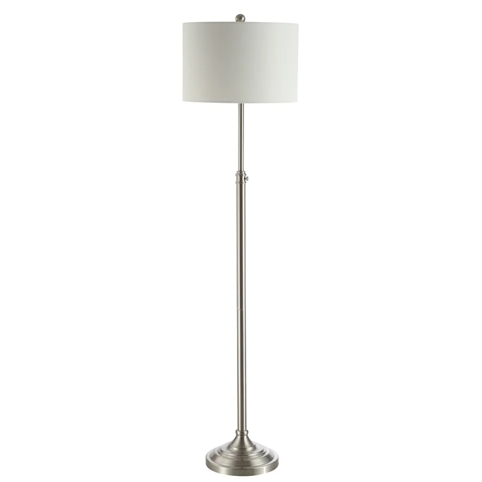 Leeland Floor Lamp - Brushed Nickle/-