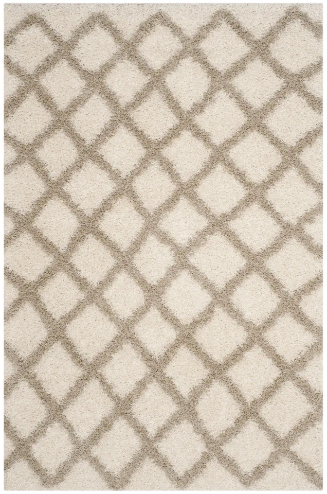 Arlo Home Woven Area Rug, SGD258B, Ivory/Beige,  6' X 9'