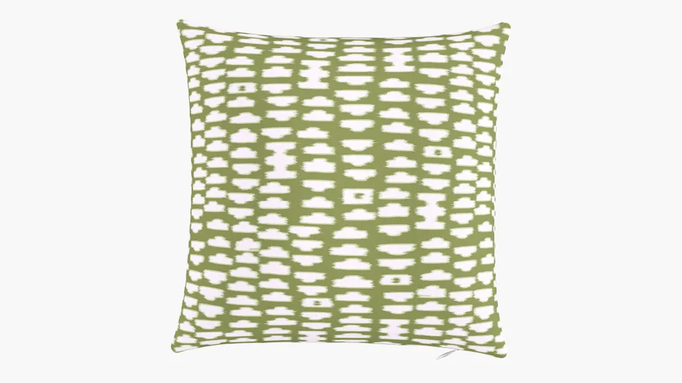 Throw Pillow 16", Olive Odalisque, 16" x 16"